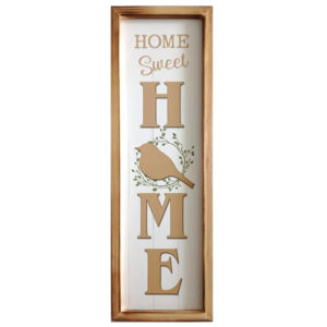 French Country Wall Art Home Sweet Home Wooden Framed Sign