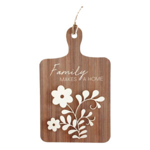 French Country Wall Hanging Family Makes a Home Wooden Sign
