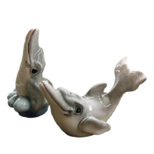 Blue Sky French Country Novelty Kitchen Dining Dolphins Salt and Pepper Set