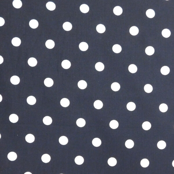 Quilting Patchwork Sewing Fabric Large Spots Black Material 50x55cm FQ