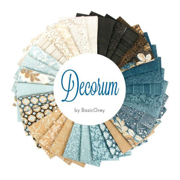 Moda Quilting Patchwork Charm Pack Decorum 5 Inch Fabrics