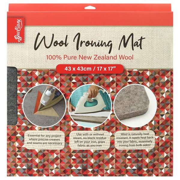Sew Easy Wool Large Ironing Mat for Sewing, Quilting 17x17inch