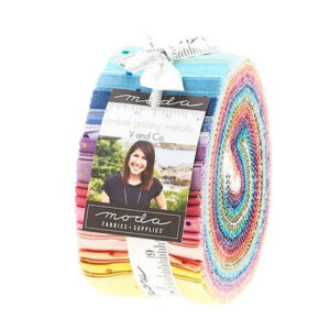 Moda Quilting Patchwork Jelly Roll Ombre Galaxy Metallic 2.5 Inch Fabrics