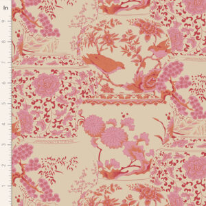 Quilting Patchwork Fabric TILDA Chic Escape Vases Pink 50x55cm FQ