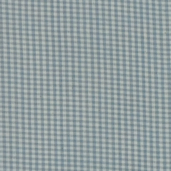 Quilting Patchwork Sewing Fabric Blume & Grow Wovens Micro Blue Gingham 50x55cm FQ
