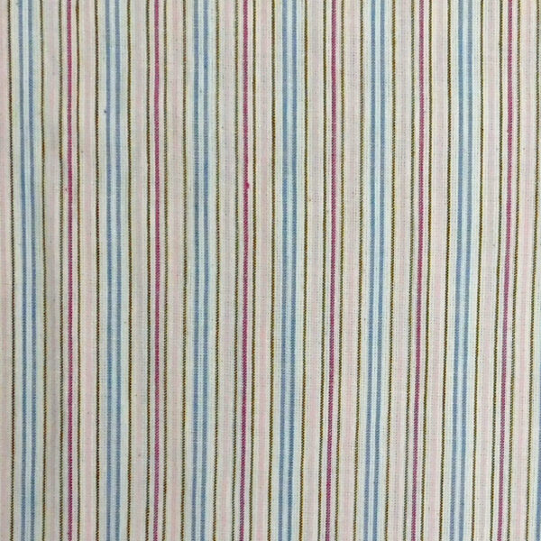 Quilting Patchwork Sewing Fabric Blume & Grow Wovens Multi Stripe 50x55cm FQ