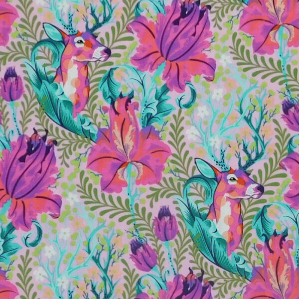 Patchwork Quilting Sewing Fabric Tula Pink Tiny Beasts Deer 2 50x55cm FQ
