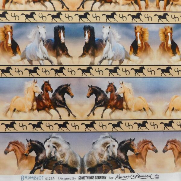 Patchwork Quilting Sewing Fabric Brumbies Border Material 50x55cm FQ