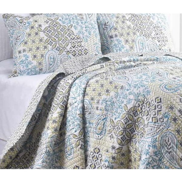 French Country Patchwork Bed Quilt Julia Coverlet Assorted Sizes