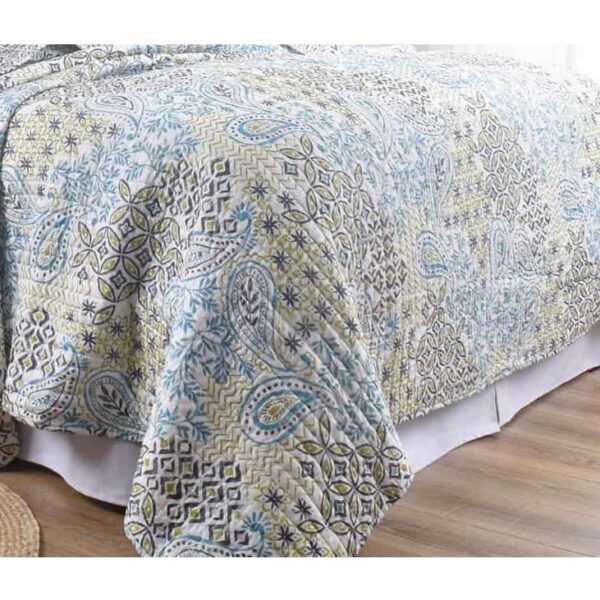 French Country Patchwork Bed Quilt Julia Coverlet Assorted Sizes