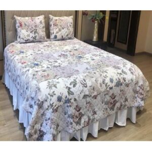 French Country Patchwork Bed Quilt Kingston Coverlet Assorted Sizes