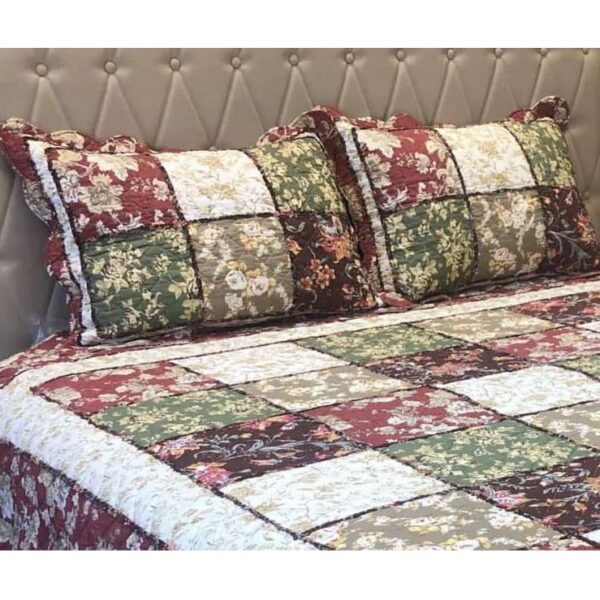 French Country Patchwork Bed Quilt Newport Coverlet Assorted Sizes