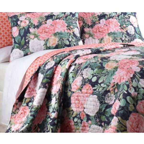 French Country Patchwork Bed Quilt Queens Coverlet Assorted Sizes