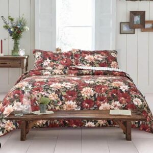 French Country Patchwork Bed Quilt Yvette Coverlet Assorted Sizes