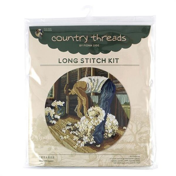 Country Threads Long Stitch Kit Shearer 30x30cm Including Threads