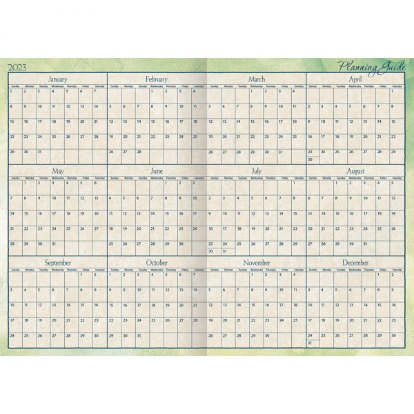 Lang 2023 13 Monthly Planner Bountiful Blessings 12 Inch Diary