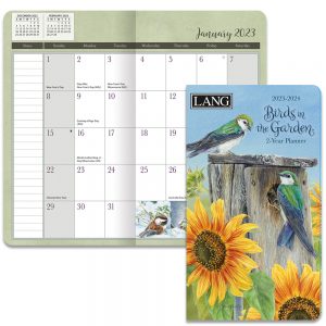 Lang 2023-2024 2 Year Pocket Planner Birds in the Garden Diary