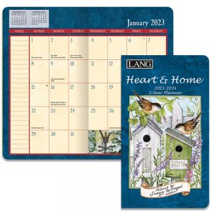 Lang 2023-2024 2 Year Pocket Planner Heart and Home Diary