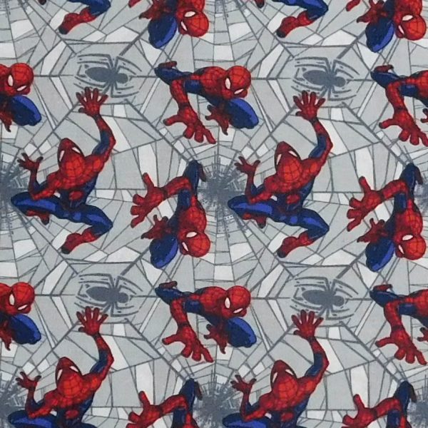Patchwork Quilting Fabric Spiderman Web Crawler 50x55cm FQ