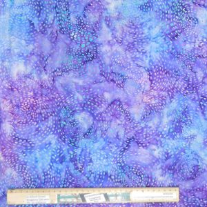 Quilting Patchwork Batik Fabric Large Cyclone Swirl Purples 50x55cm FQ