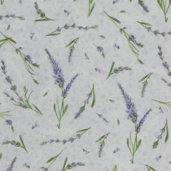 Patchwork Quilting Sewing Fabric Lavender Garden 50x55cm FQ