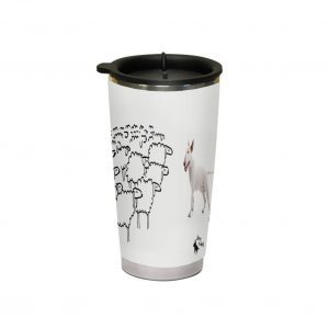 French Country Travel Tea Coffee Mug Jimmy the Bull Dog Acrylic