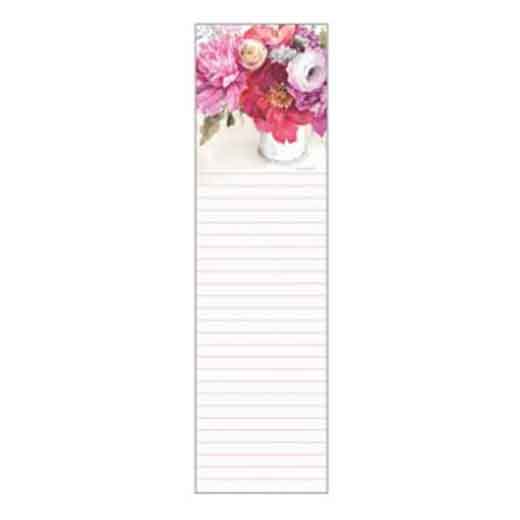 Legacy List Pad Obviously Pink Ruled Tear Off Pages Magnetic