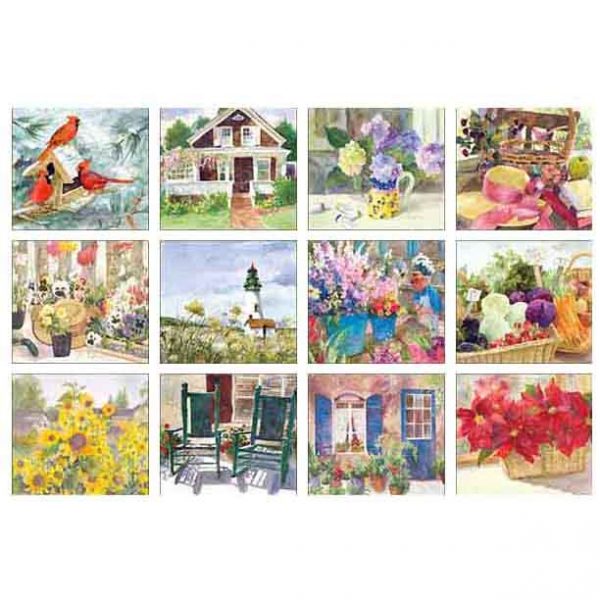 Legacy 2023 Calendar Judy Buswell Watercolors Calender Fits Wall Frame