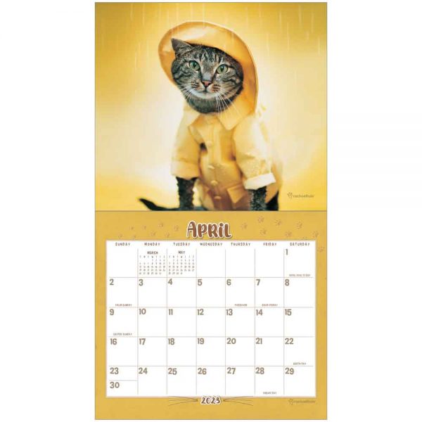 Legacy 2023 Calendar Cool Cats Calender Fits Wall Frame