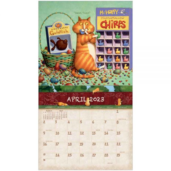 Legacy 2023 Calendar A Cats Life Calender Fits Wall Frame