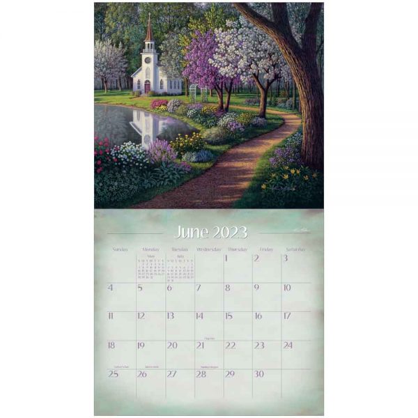 Legacy 2023 Calendar Peace and Tranquility Calender Fits Wall Frame