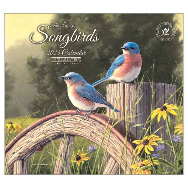 Legacy 2023 Calendar Songbirds Calender Fits Wall Frame