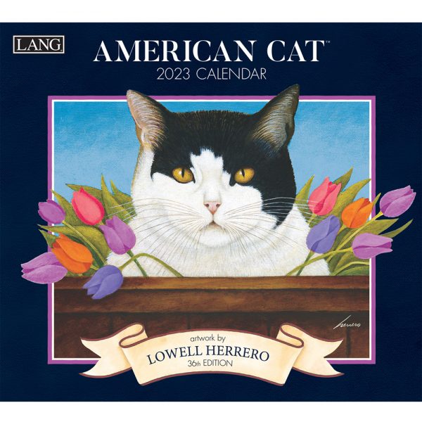 Lang 2023 Calendar American Cat Calender Fits Wall Frame