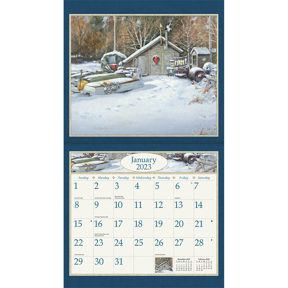 Lang 2023 Wall Calendar Customize and Print