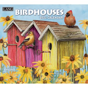 Lang 2023 Calendar Birdhouses Calender Fits Wall Frame