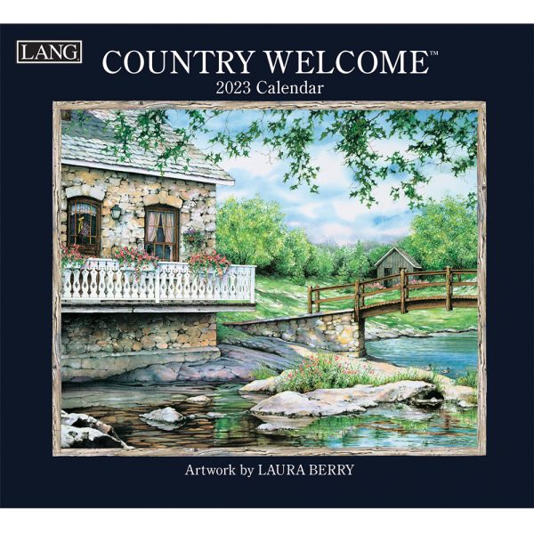 Lang 2023 Calendar Country Welcome Calender Fits Wall Frame
