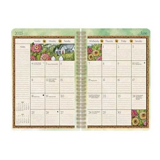 Lang 2023 Spiral Engagement Planner Bountiful Blessings Diary
