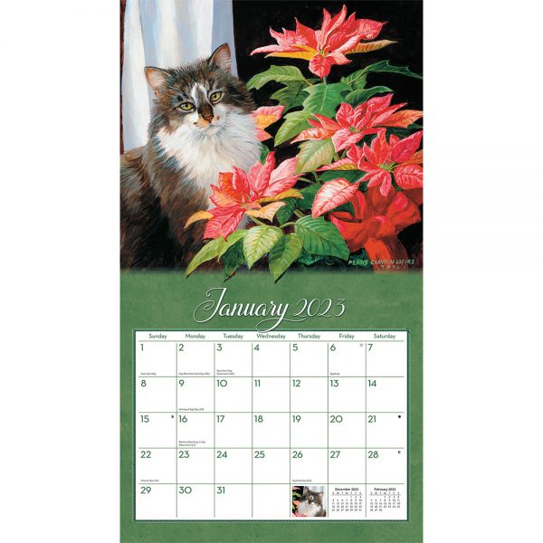 Lang 2023 Calendar Love of Cats Calender Fits Wall Frame
