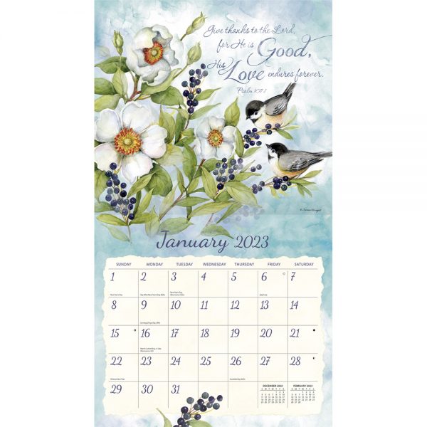Lang 2023 Calendar Natures Grace Calender Fits Wall Frame