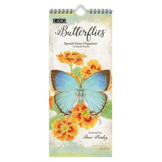 Lang Special Date Organizer Butterflies Perpetual Calendar