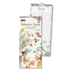 Lang Special Date Organizer Watercolor Seasons Perpetual Calendar
