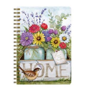 Lang Spiral Journal Heart and Home Linen Embossed 240 Pages