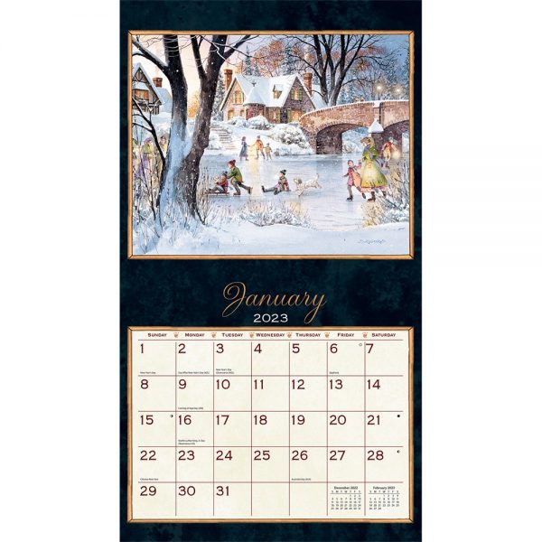 Lang 2023 Calendar Treasured Times Calender Fits Wall Frame