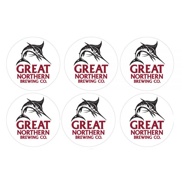 Country Kitchen Ceramic Coasters Set of 6 Great Northern Beer Bar