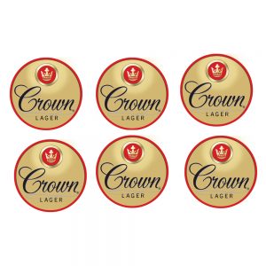 Country Kitchen Ceramic Coasters Set of 6 Crown Beer Bar