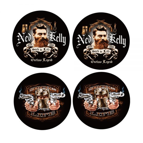 Country Kitchen Ceramic Coasters Set of 4 Ned Kelly Dining