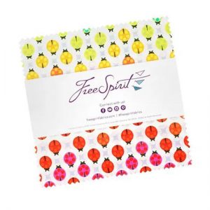 Free Spirit Quilting Charm Pack Tula Pink Tiny Beasts 5 Inch Sewing Fabrics