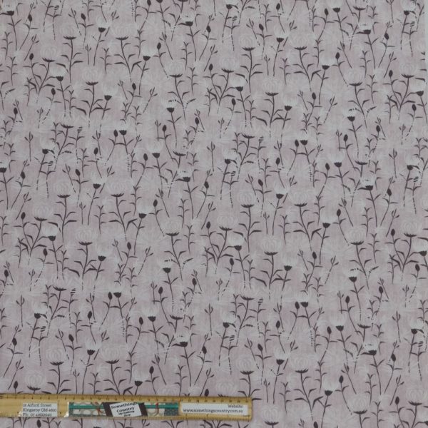 Quilting Patchwork Cotton Sewing Fabric Dandelion Pale Pink 1 Meter