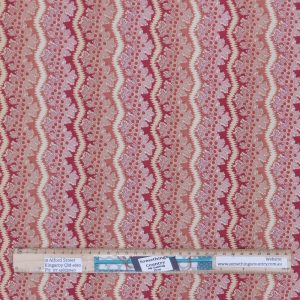 Quilting Patchwork Cotton Sewing Fabric Windermere Pink Lace 1 Meter
