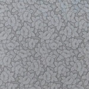 Quilting Patchwork Cotton Sewing Fabric Grey Floral Rose Tribute 1 Meter
